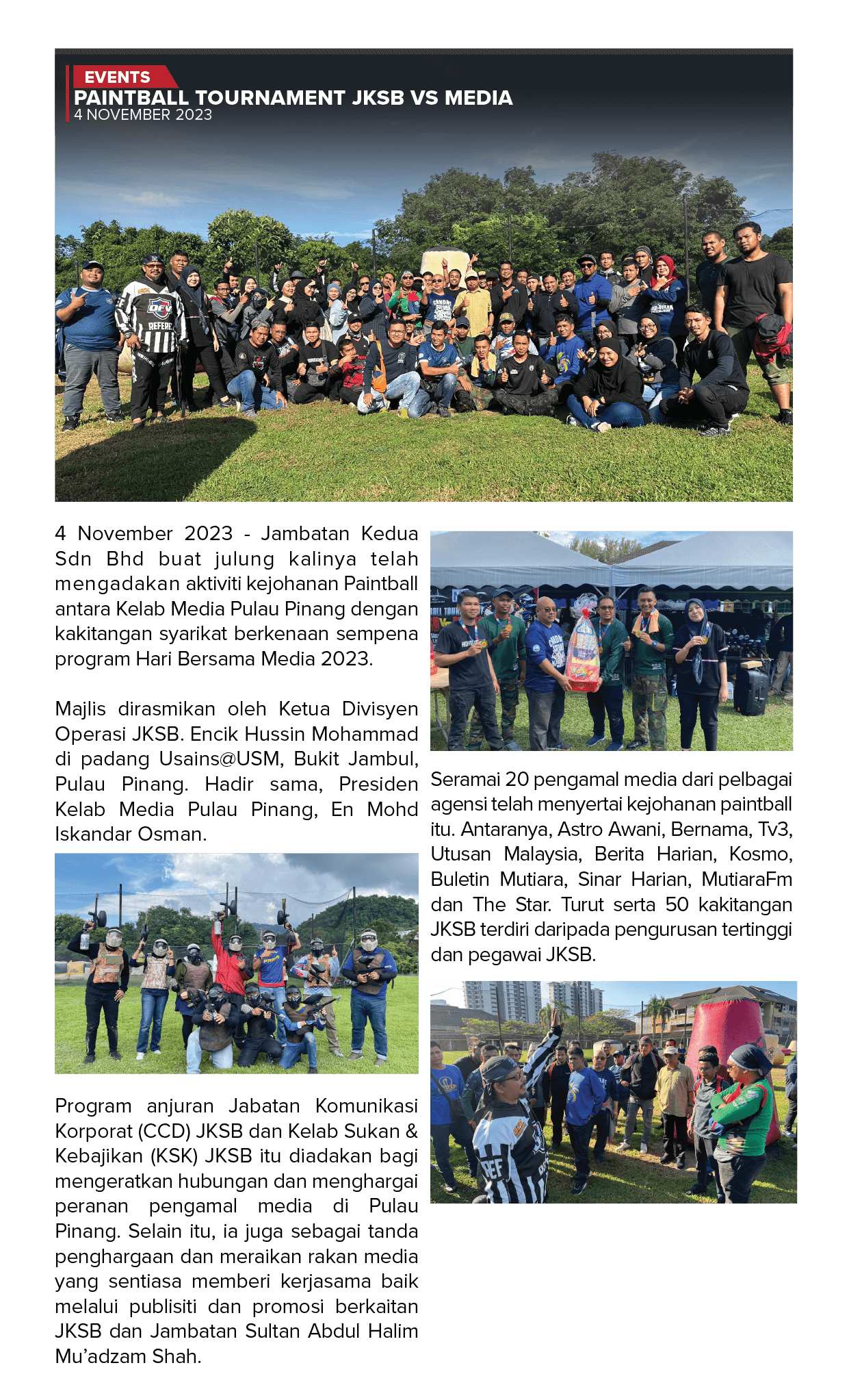 Paintball Tournament JKSB Vs Media