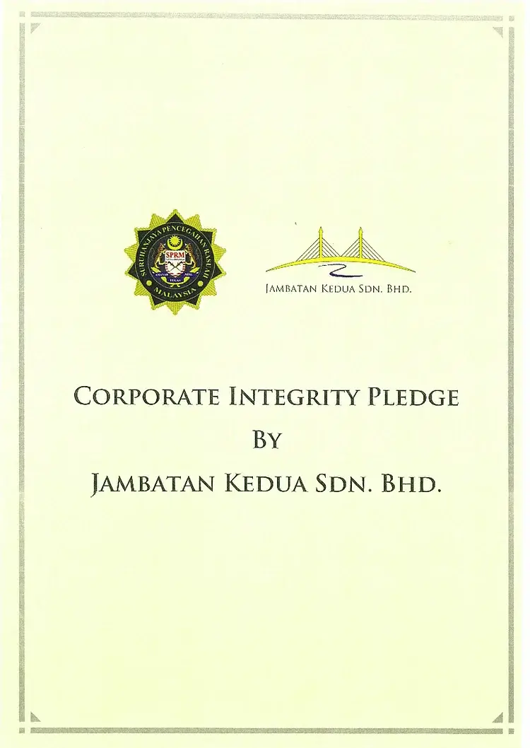 Corporate Integrity Pledge